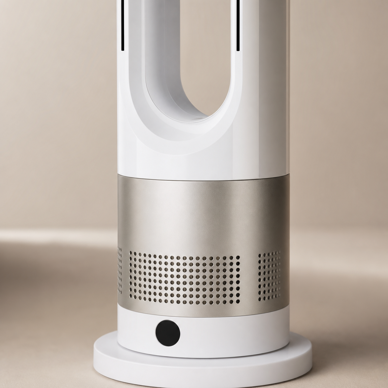 Close-up of the Solstice silver air intake and front control